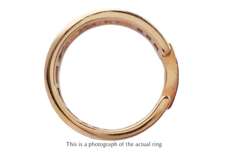 Tiffany & Co 3 Diamond 18k Rose Gold Atlas Ring - Bloomsbury Manor Ltd