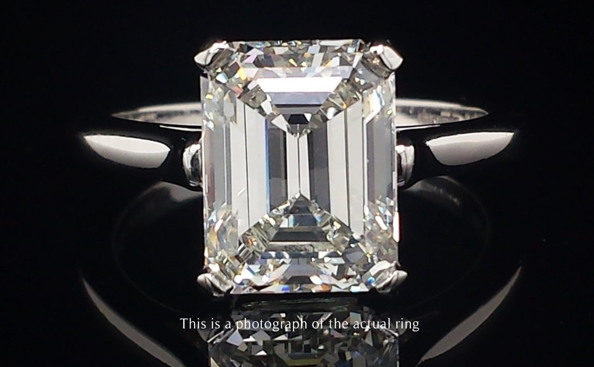 Tiffany I/VS1 Emerald Cut Diamond Engagement Ring