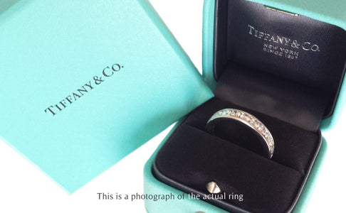 Tiffany & Co 3.9mm Diamond Channel Set Wedding Band - Bloomsbury Manor Ltd