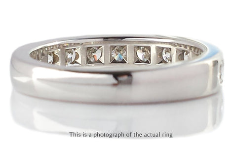 Tiffany & Co 3.9mm Diamond Channel Set Wedding Band - Bloomsbury Manor Ltd