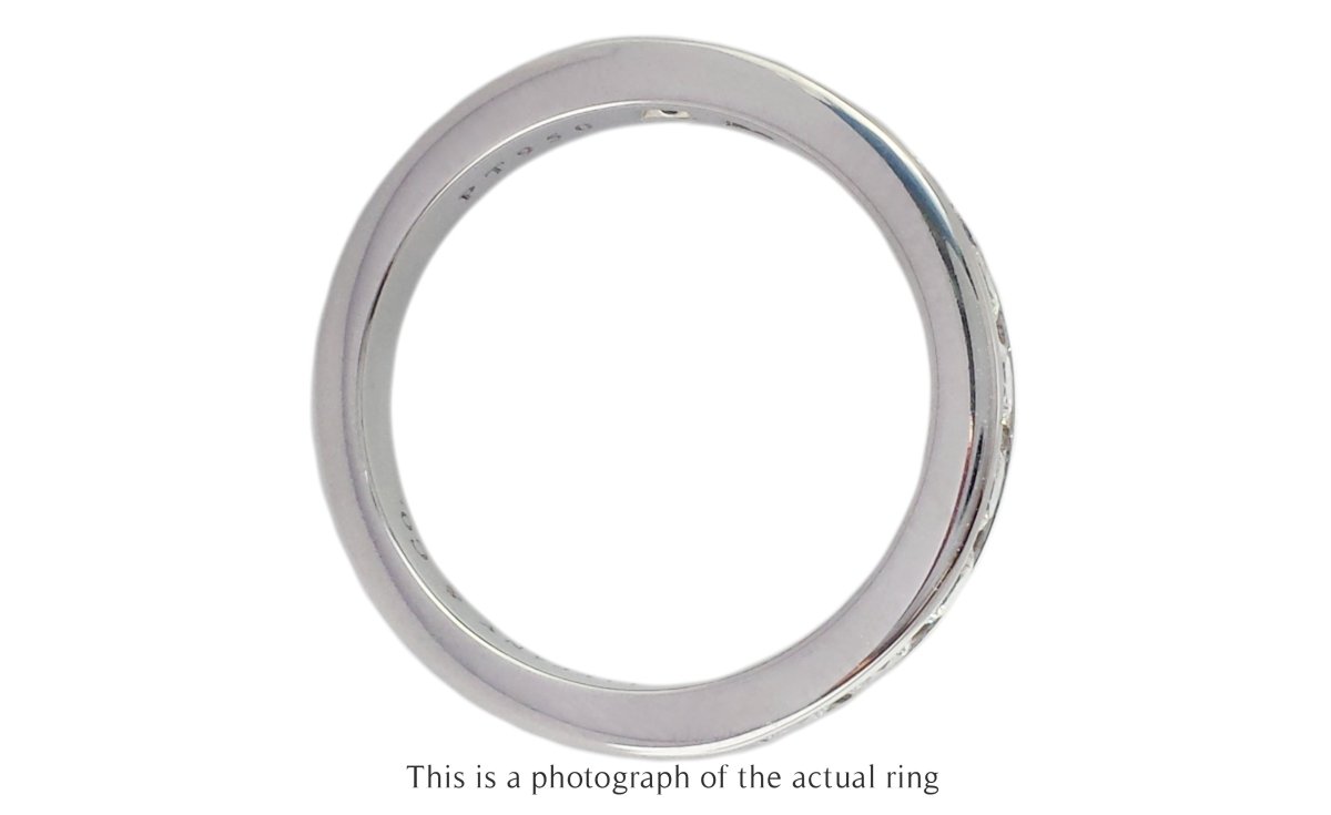 Tiffany & Co 3.9mm Diamond Channel Set Wedding Band - Bloomsbury Manor Ltd