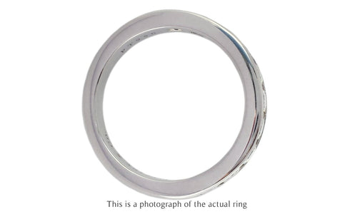 Tiffany & Co 3.9mm Diamond Channel Set Wedding Band - Bloomsbury Manor Ltd