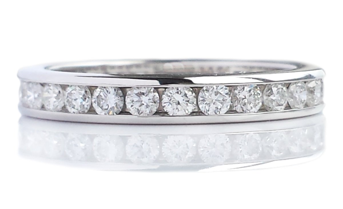 Tiffany 3mm Channel Set Diamond Wedding Band