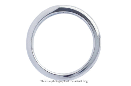 Tiffany & Co 3mm Channel Set Platinum Wedding Band - Bloomsbury Manor Ltd