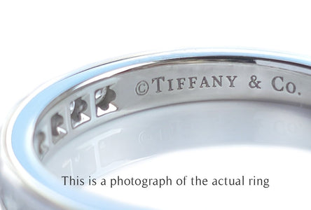 Tiffany & Co 3mm Channel Set Wedding Band Ring - Bloomsbury Manor Ltd