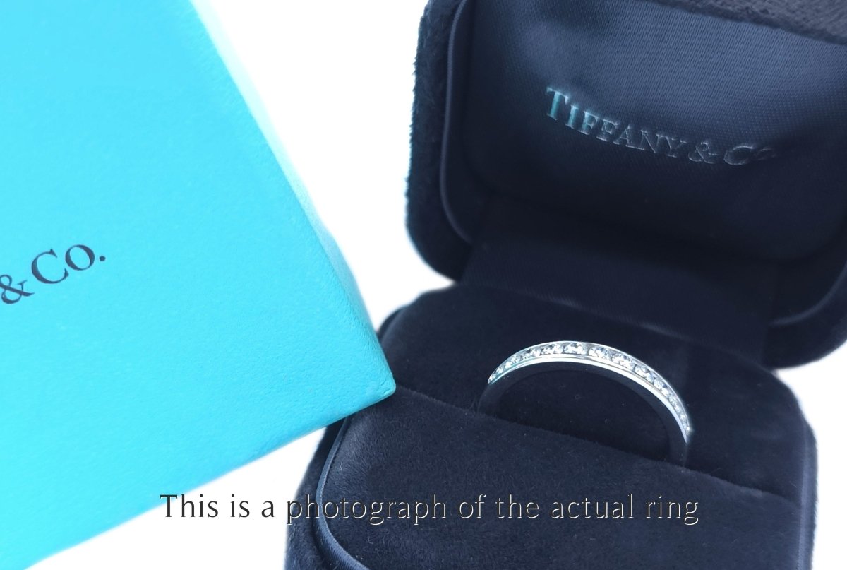 Tiffany & Co 3mm Channel Set Wedding Band Ring - Bloomsbury Manor Ltd