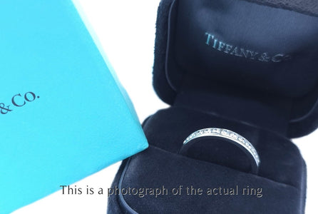 Tiffany & Co 3mm Channel Set Wedding Band Ring - Bloomsbury Manor Ltd