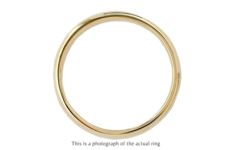 Tiffany & Co. 3mm Forever 18k Yellow Gold Wedding Band Ring - Bloomsbury Manor Ltd