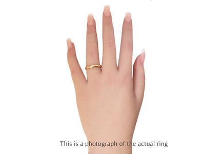 Tiffany & Co. 3mm Forever 18k Yellow Gold Wedding Band Ring - Bloomsbury Manor Ltd