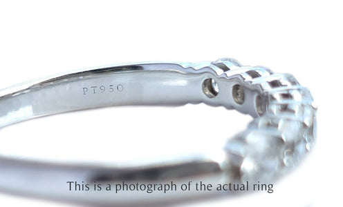Tiffany & Co 3mm Forever Diamond Wedding Band Ring - Bloomsbury Manor Ltd