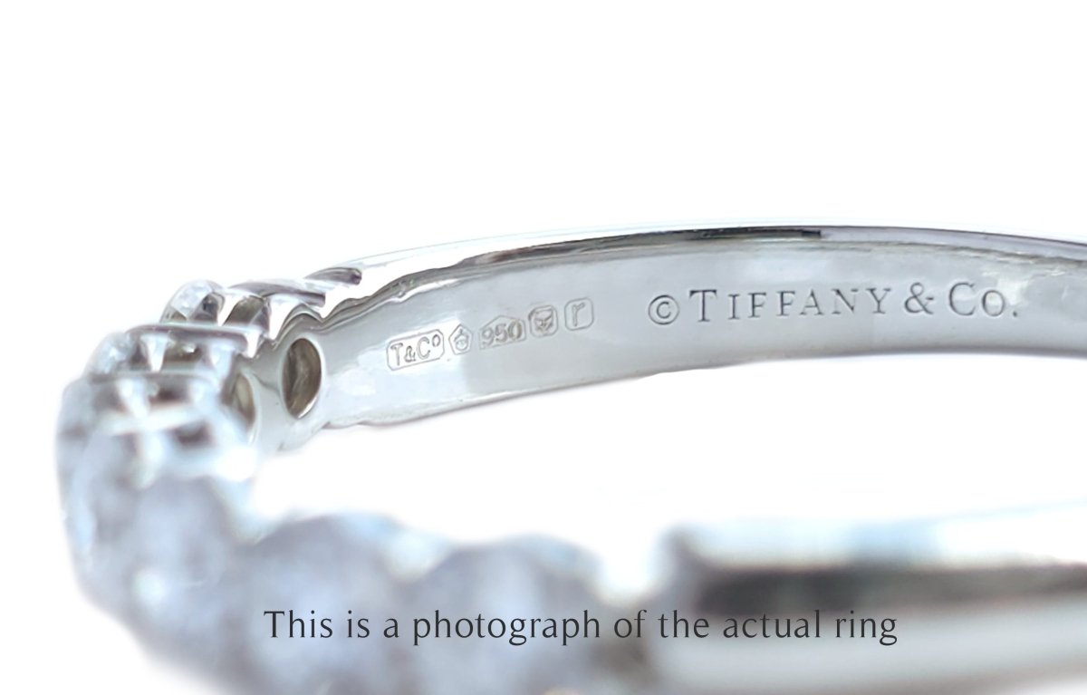 Tiffany & Co 3mm Forever Diamond Wedding Band Ring - Bloomsbury Manor Ltd