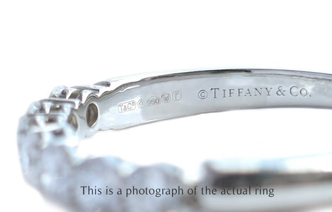 Tiffany & Co 3mm Forever Diamond Wedding Band Ring - Bloomsbury Manor Ltd