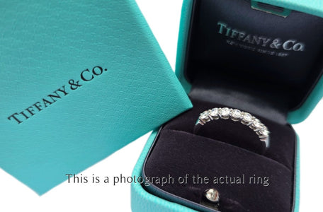 Tiffany & Co 3mm Forever Diamond Wedding Band Ring - Bloomsbury Manor Ltd