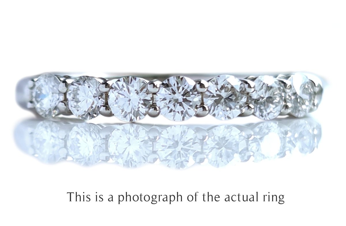 Tiffany & Co 3mm Forever Diamond Wedding Band Ring - Bloomsbury Manor Ltd