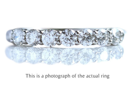 Tiffany & Co 3mm Forever Diamond Wedding Band Ring - Bloomsbury Manor Ltd
