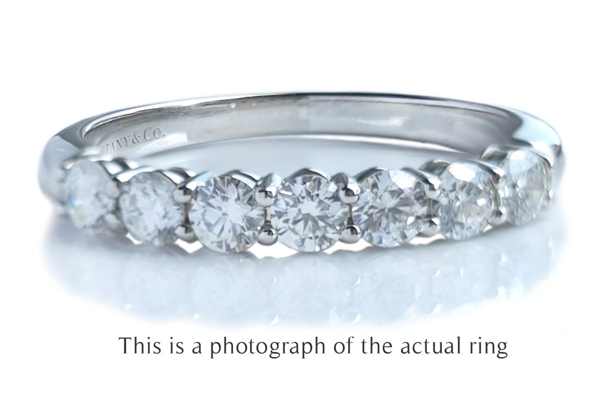 Tiffany & Co 3mm Forever Diamond Wedding Band Ring - Bloomsbury Manor Ltd