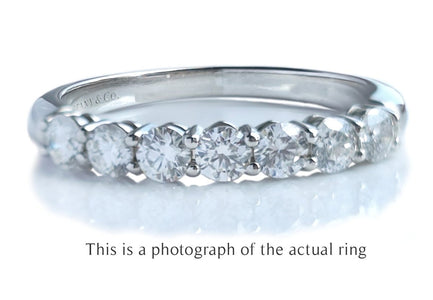 Tiffany & Co 3mm Forever Diamond Wedding Band Ring - Bloomsbury Manor Ltd