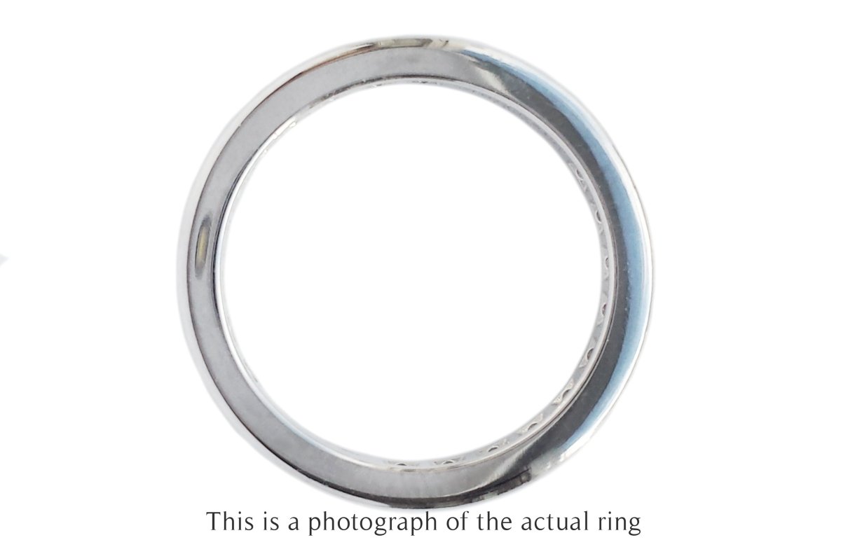 Tiffany & Co 3mm Full Circle Diamond Wedding Band - Bloomsbury Manor Ltd