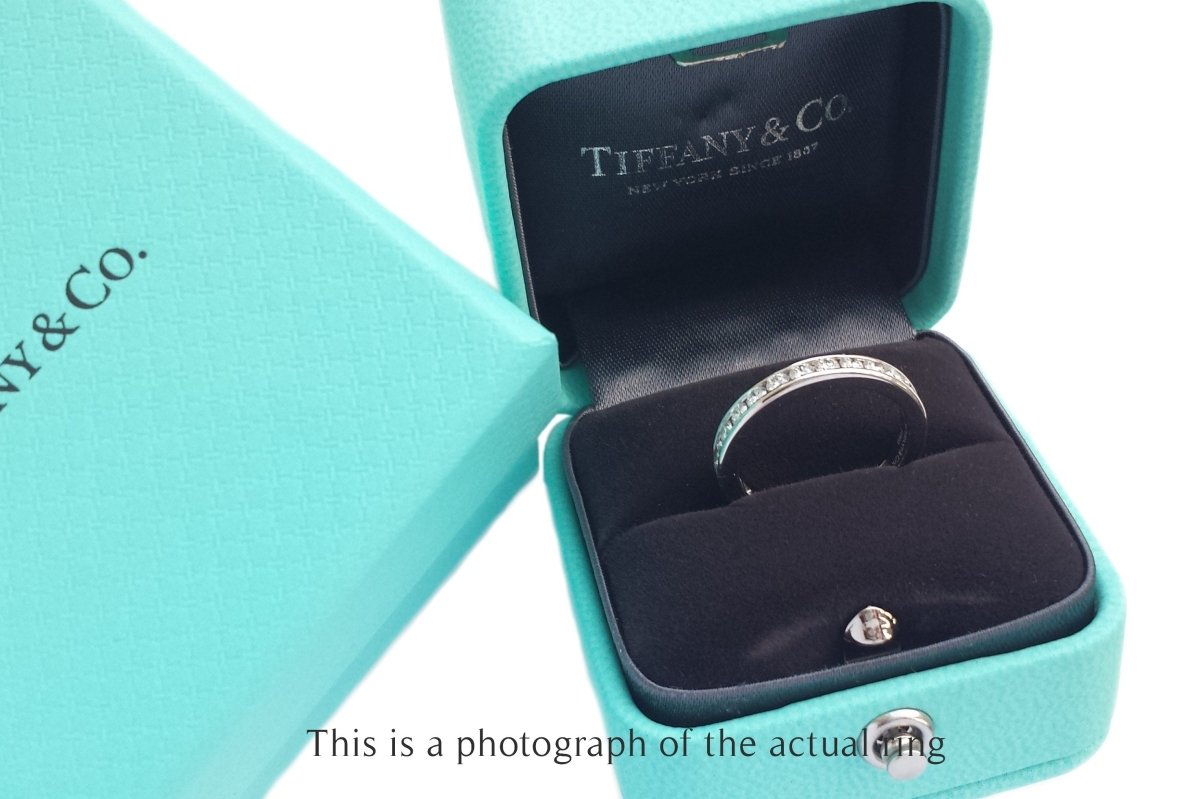 Tiffany & Co 3mm Full Circle Diamond Wedding Band - Bloomsbury Manor Ltd