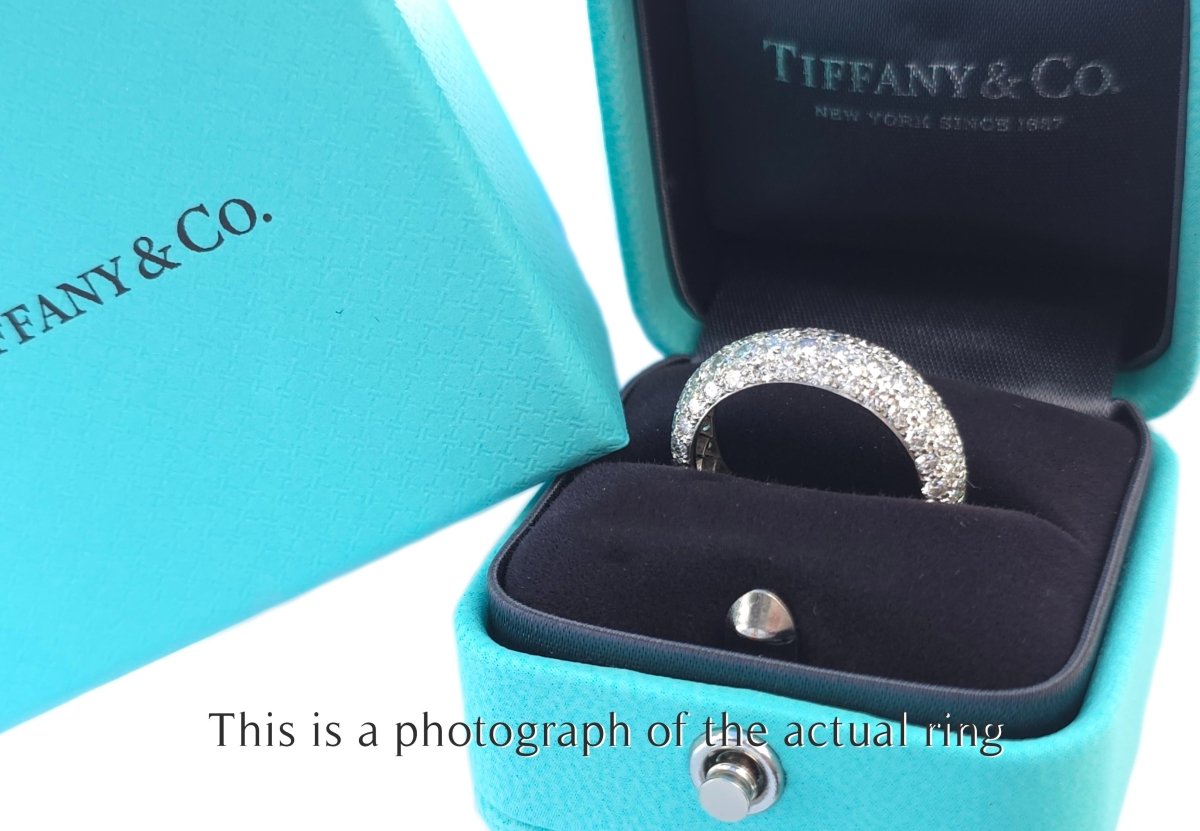Tiffany & Co 4 Row Etoile Diamond Ring - Bloomsbury Manor Ltd
