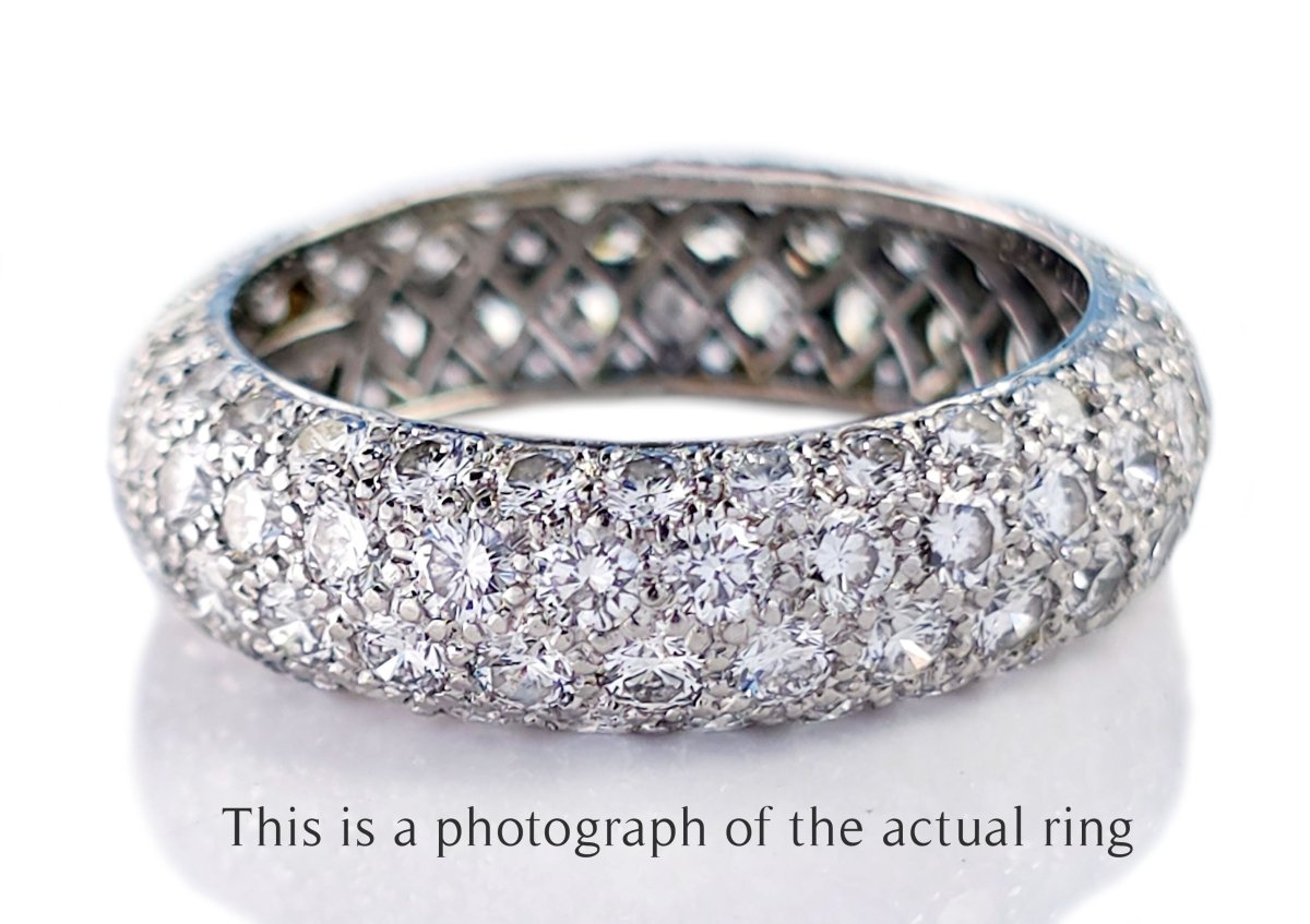Tiffany & Co 4 Row Etoile Diamond Ring - Bloomsbury Manor Ltd