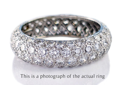 Tiffany & Co 4 Row Etoile Diamond Ring - Bloomsbury Manor Ltd