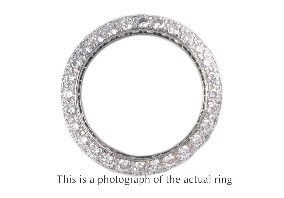Tiffany & Co 4 Row Etoile Diamond Ring - Bloomsbury Manor Ltd