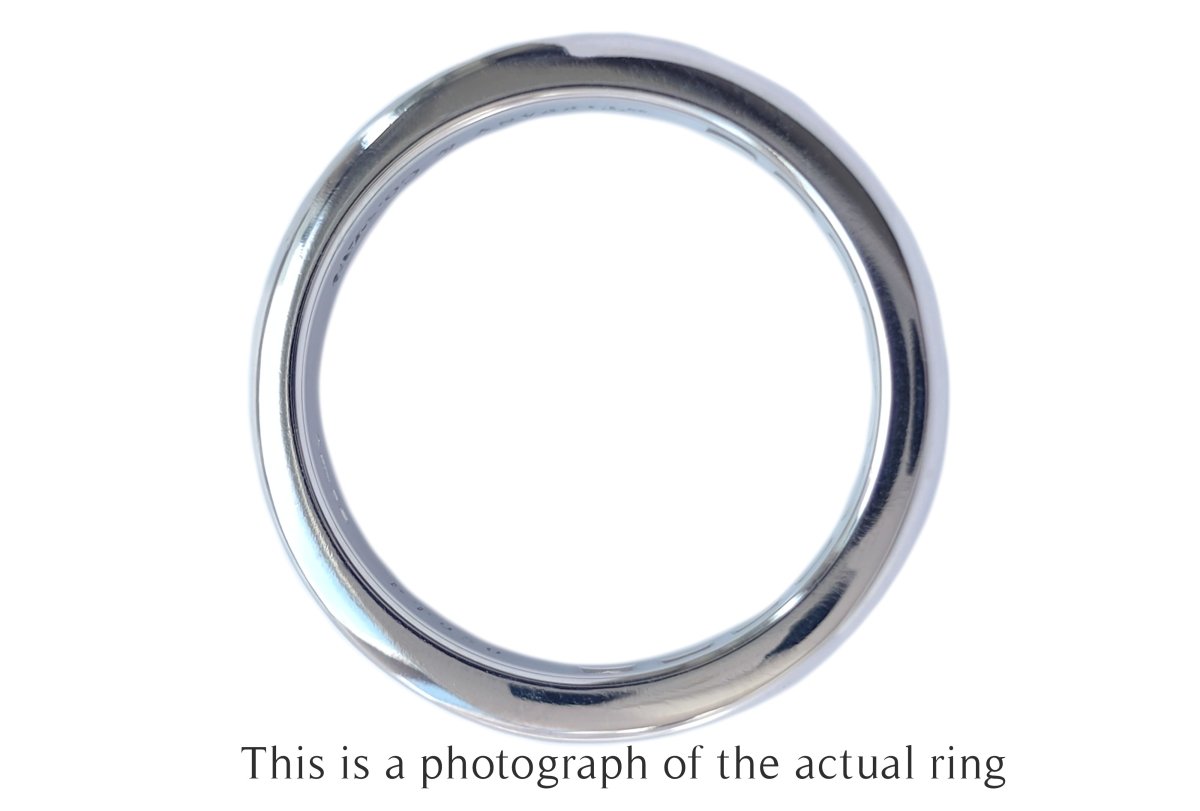 Tiffany & Co 4mm Channel Set Diamond Wedding Band Ring - Bloomsbury Manor Ltd