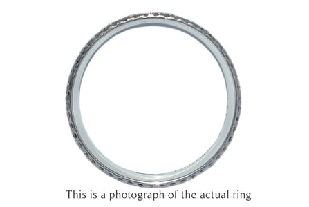 Tiffany & Co 5 Row Metro Diamond 18k White Gold Ring - Bloomsbury Manor Ltd