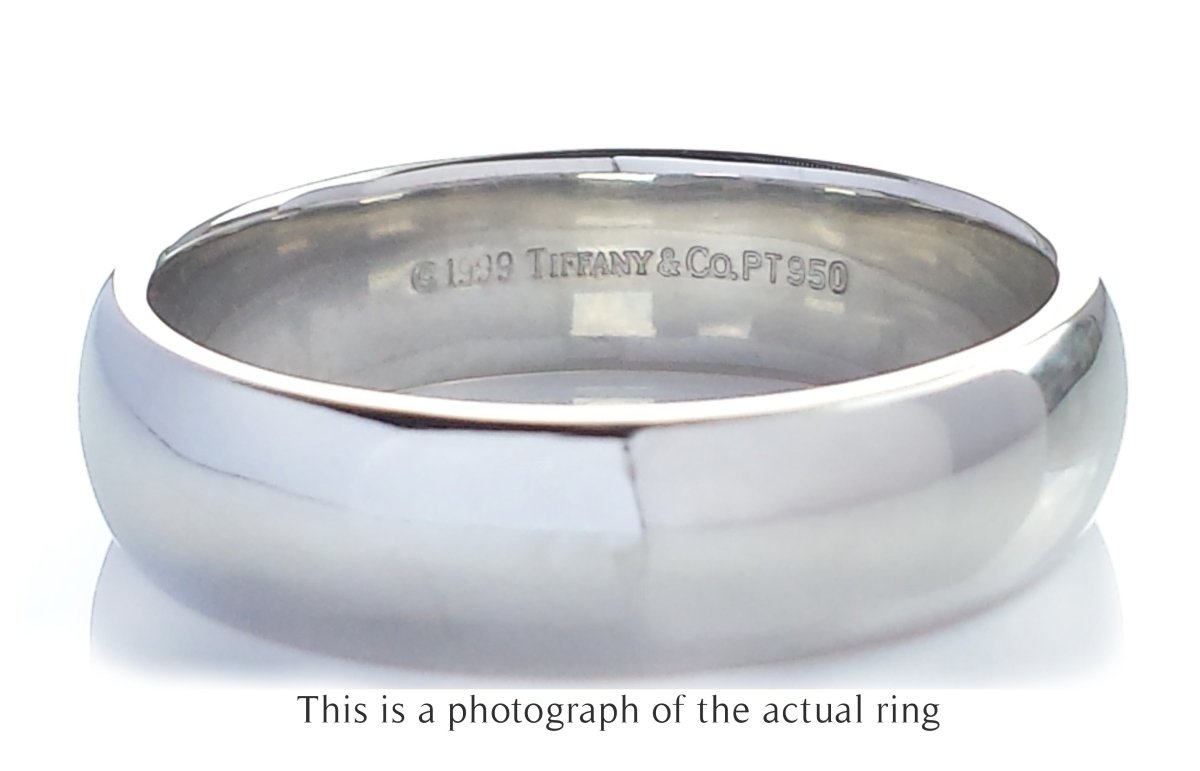 Tiffany & Co 6mm Forever Mens Wedding Band Ring - Bloomsbury Manor Ltd