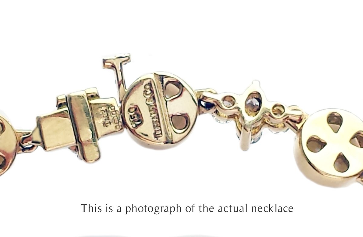Tiffany & Co Aria 18k Gold and Pearl Necklace - Bloomsbury Manor Ltd