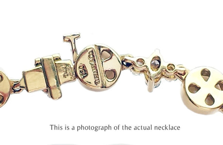 Tiffany & Co Aria 18k Gold and Pearl Necklace - Bloomsbury Manor Ltd