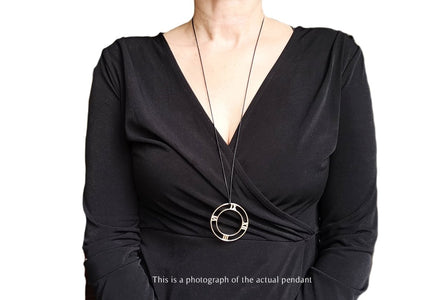 Tiffany & Co Atlas Roman Numerals 18k Gold XL Pendant - Bloomsbury Manor Ltd