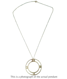 Tiffany & Co. Atlas Roman Numerals XL Pendant in 18k Gold - Bloomsbury Manor Ltd