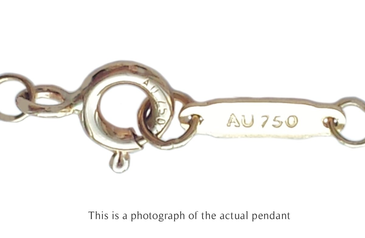 Tiffany & Co. Atlas Roman Numerals XL Pendant in 18k Gold - Bloomsbury Manor Ltd