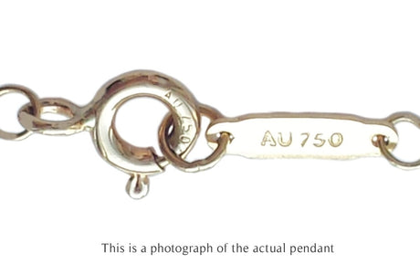 Tiffany & Co. Atlas Roman Numerals XL Pendant in 18k Gold - Bloomsbury Manor Ltd