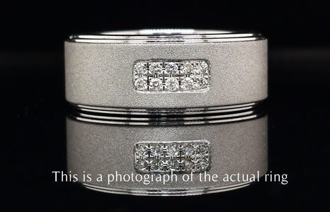 Tiffany & Co. 'Century' 8mm Wedding Band with Diamonds - Bloomsbury Manor Ltd