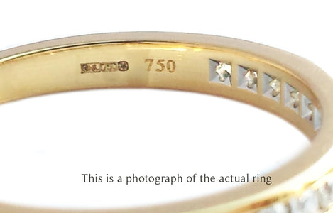 Tiffany & Co. Channel Set 2.5mm Wedding / Eternity Band Ring - Bloomsbury Manor Ltd