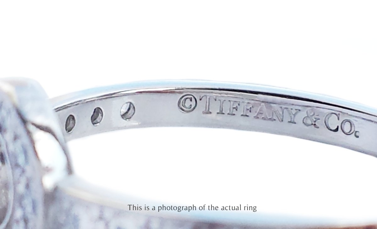 Tiffany & Co Circle Diamond Platinum Ring - Bloomsbury Manor Ltd