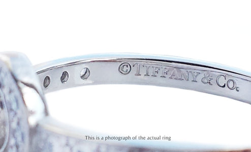 Tiffany & Co Circle Diamond Platinum Ring - Bloomsbury Manor Ltd