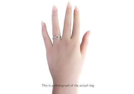 Tiffany & Co Circle Diamond Platinum Ring - Bloomsbury Manor Ltd