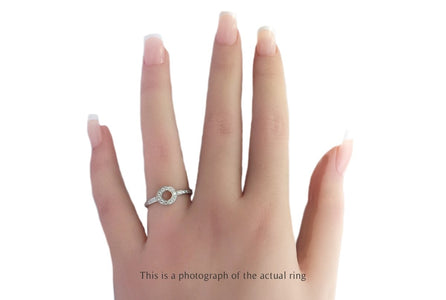 Tiffany & Co Circle Diamond Platinum Ring - Bloomsbury Manor Ltd