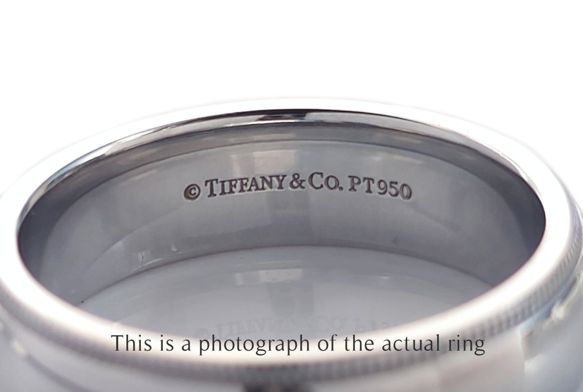 Tiffany & Co Classic Milgrain 6mm Mens Wedding Band - Bloomsbury Manor Ltd