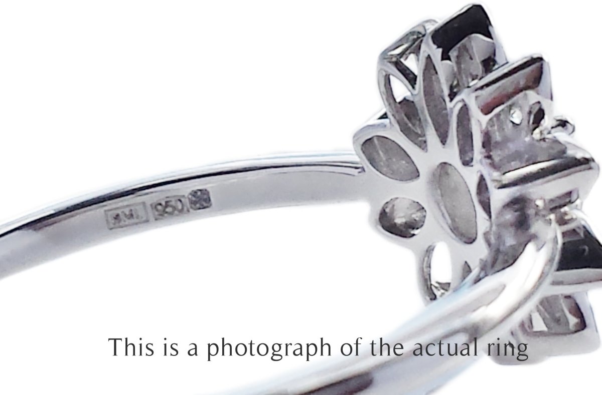 Tiffany & Co Daisy Flower Diamond Engagement Ring - Bloomsbury Manor Ltd