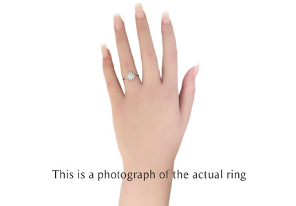 Tiffany & Co Daisy Flower Diamond Engagement Ring - Bloomsbury Manor Ltd