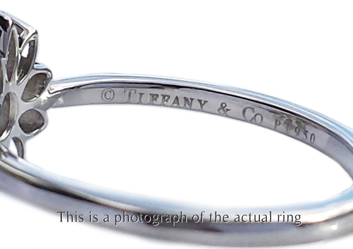 Tiffany & Co Daisy Flower Diamond Engagement Ring - Bloomsbury Manor Ltd