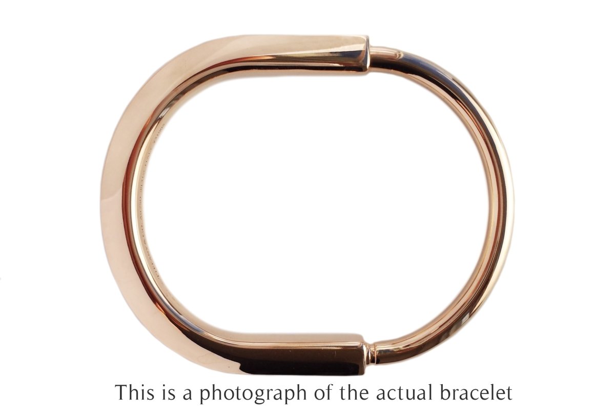 Tiffany & Co Diamond 18k Rose Gold Lock Bracelet - Bloomsbury Manor Ltd