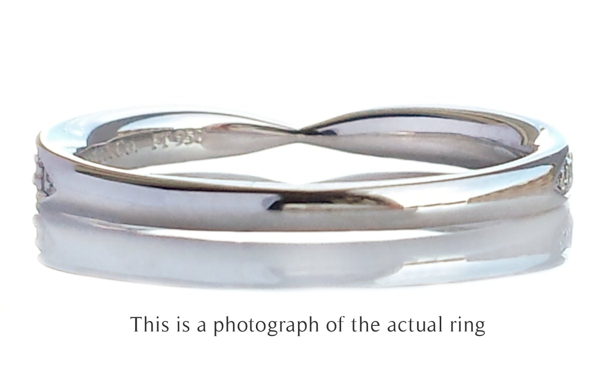 Tiffany & Co Diamond Harmony Wedding Band Ring - Bloomsbury Manor Ltd