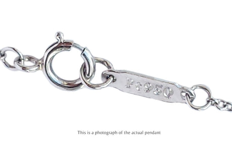 Tiffany & Co Diamond Keys Fleur de Lys Platinum Pendant - Bloomsbury Manor Ltd