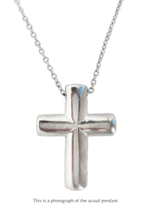 Tiffany & Co Dots 4 Diamond Platinum Cross Pendant - Bloomsbury Manor Ltd
